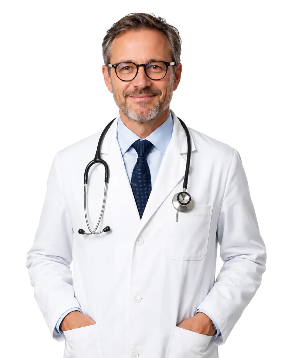 Radiologist reviewing imaging